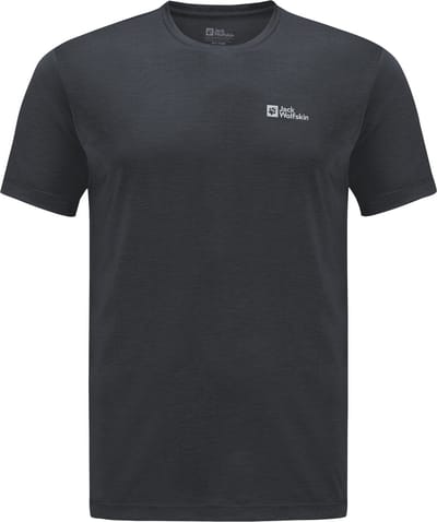 Jack Wolfskin VONNAN S/S T M Heren Outdoorshirt - phantom- Maat S
