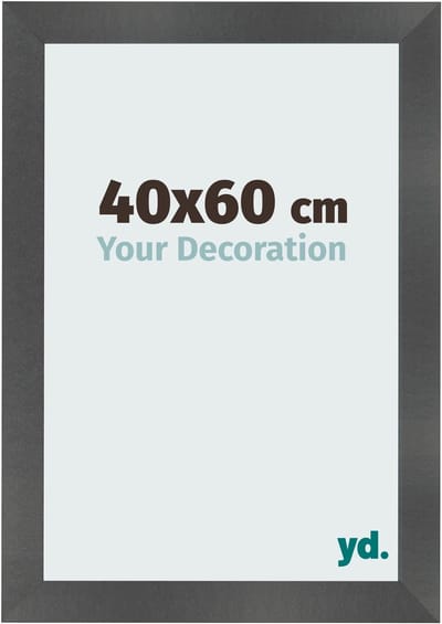 Your Decoration - Fotolijst 40x60 cm - MDF - Zwart Mat - Pisa