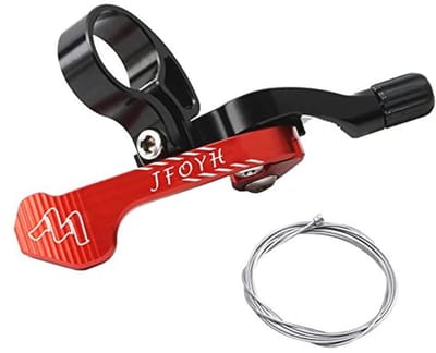 Afstandsbediening hendel voor Vario-zadelpennen - MTB Dropper Post hendelkit - CNC aluminium - geschikt voor 22,2 mm stuur