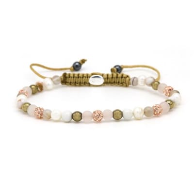 Karma Armband Spiral Skye XXS Rosé Gold Crystal
