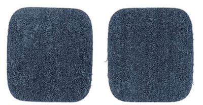 Restyle Kniestukken Jeans 10 cm x 9 cm Opstrijkbaar 211 Blauw / Grijs