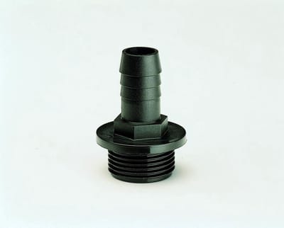 Ubbink - Slangpilaar/tule 1x buitenschroefdraad 1" x 25mm - pomp- en filteraccessoires