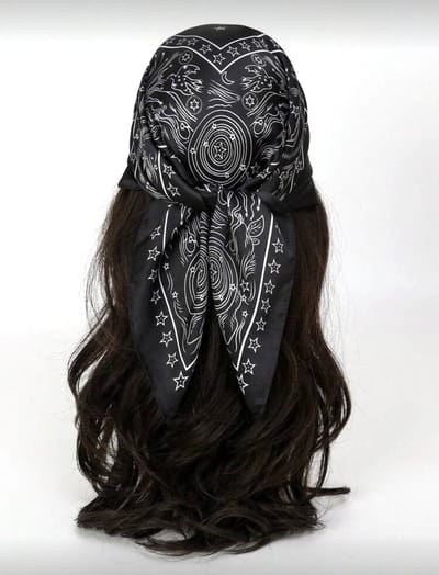 Sjaaltje met print - bandana met print - haarband - sjaaltje meerkleurig - bandana - vierkant sjaaltje met print - bandana sjaaltje - sjaaltje voor dames hals - sjaal - sjaaltje unisex - scarf - mini sjaal - sjaaltje over broek