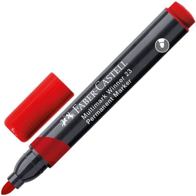Faber-Castell Multimark Winner 23 Permanente Marker Rood