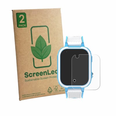 2 Stuks Screenprotector voor Olivfant Kids Smartwatch 1.44" - Hoogwaardige Beschermfolie transparant