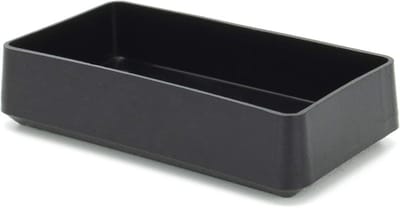 Glijdoppen voor Vierkante Stoelpootdoppen - 4 Stuks, Hoogwaardig Kunststof, Voor Buismaat 40 x 20 mm