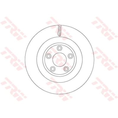 Remschijf TRW DF6816S
