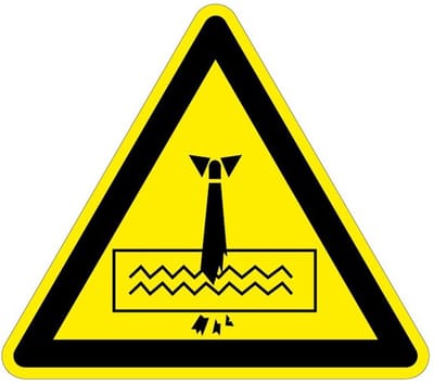 Waarschuwingssticker pas op versnipperaar 150 mm