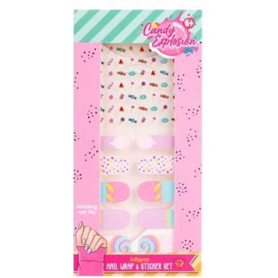 Create it! Candy Nagelsticker creatie set Opmaken en sieraden