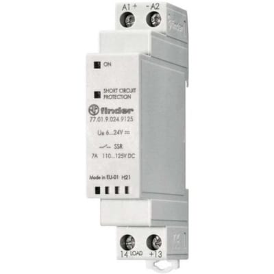Finder Halfgeleiderrelais 77.01.9.024.9125 7 A Schakelspanning (max.): 140 V/DC 1 stuk(s)