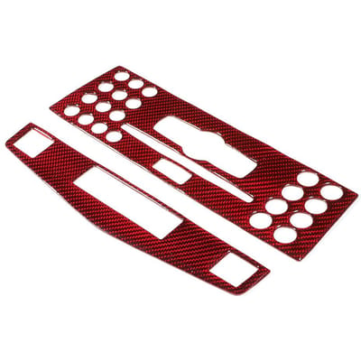 Airconditioning CD Bedieningspaneel Decal Cover Sierlijst Auto Interieur Stickers Past voor Mercedes C Klasse W204 07 10 Type B brown