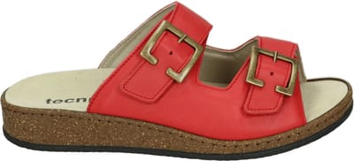 Tecnica - ADELE - Dames slippers - Kleur: Rood - Maat: 38
