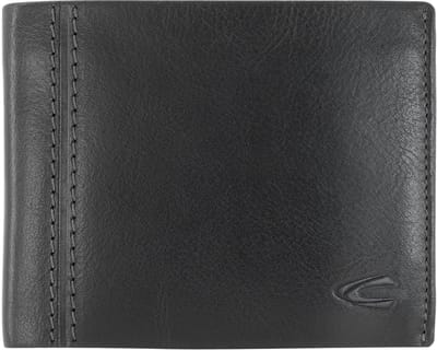 camel active Portemonnee Bilbao Horizontal Wallet Black Zwart