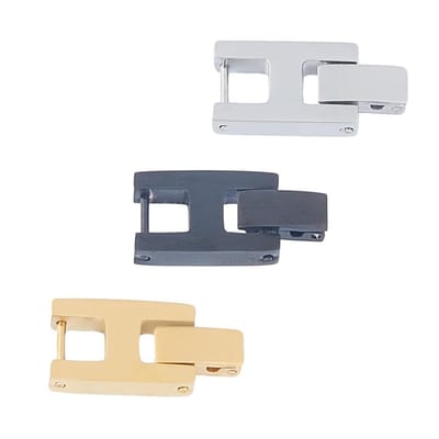 Dailygoody - Horlogeverlenging - Metaal Sluiting - 3 Stuks - Roestvrij Staal - Extender voor Horlogeband - Geschikt voor Diverse Horloges