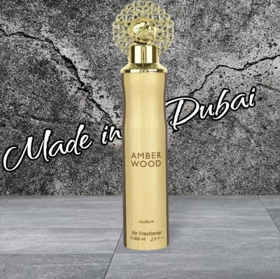 Nusuk Arabische huisspray Amber Wood - Karamel-nootachtige geur - 300ml
