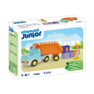 Vrachtwagen kieper simulatiespel Playmobil