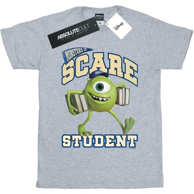 Disney Meisjes Monsters University schrikken student T-shirt katoen (Sportgrijs)
