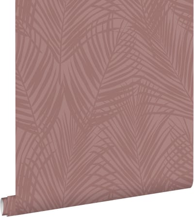 ESTAhome behang palmbladeren oudroze - 53 cm x 10.05 m - 131220