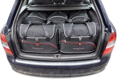 AUDI A4 AVANT 2001-2004 5-delig Reistassen op maat Auto Interieur Kofferbak Organizer Accessoires