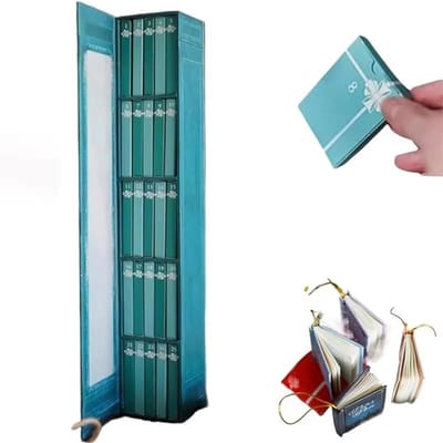 Jojoy - Literaire Adventskalender - 25 Miniboeken - Klassieke Auteurs - Blauw - READVENT