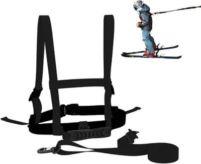Kinderen Ski- en snowboardriem met afneembare riem - skating-trainingsriem - snelheidscontrole - beginners - kinderen - wintersport accessoire