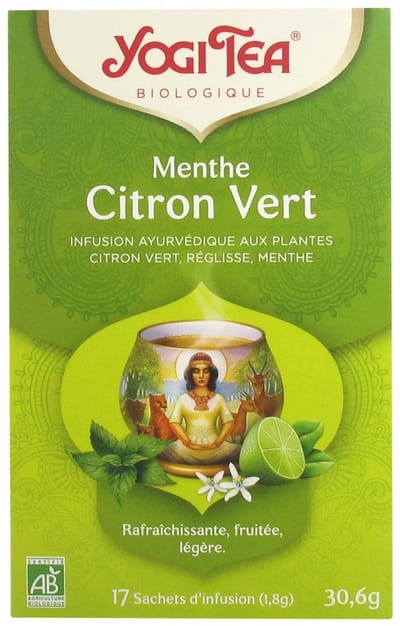 Yogi Tea Mint Lime Organic 17 Zakjes