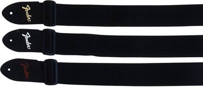 Fender 990606049 gitaarriemen, voordeel pakket, 12 stuks, 5cm breed, poly, met plectrum houder