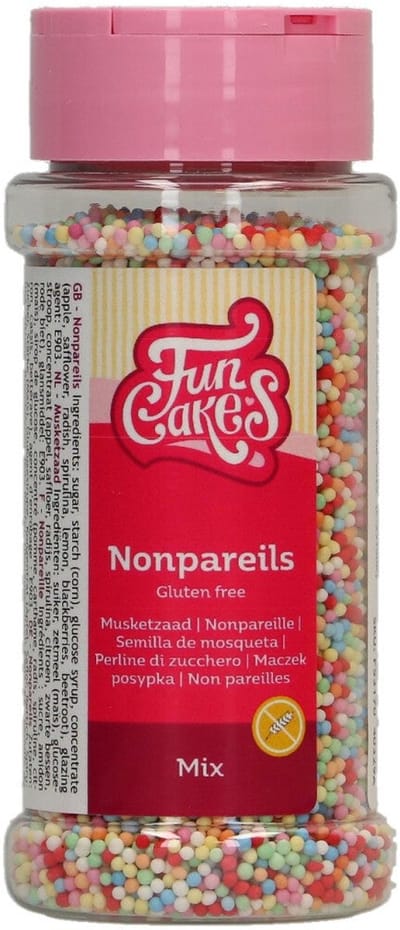 FunCakes Glutenvrij Musketzaad - Mix - 80g - Sprinkles - Eetbare Taartdecoratie