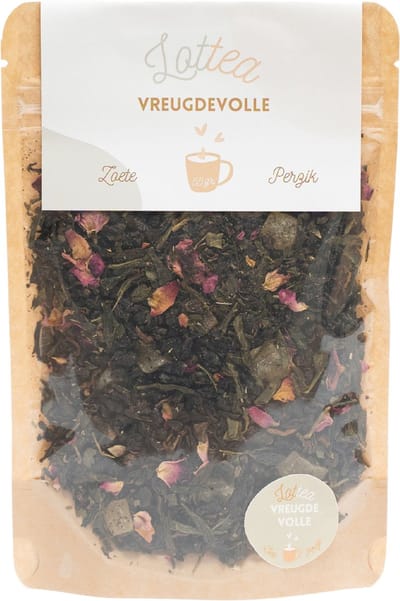 Lottea Vreugedevolle thee 55 Gram Stazak - verse thee, oolong thee, thee cadeau, thee geschenk, thee cadeautje