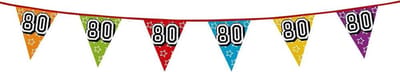 Vlaggenlijn 80 jaar versiering.