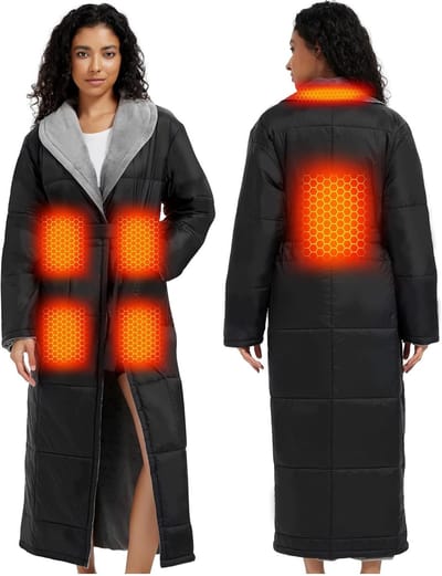 Elektrische Deken - Met Mouwen - Warm Blijven - Met Mouwen Ontwerp - 150 x 120 cm - Zwart