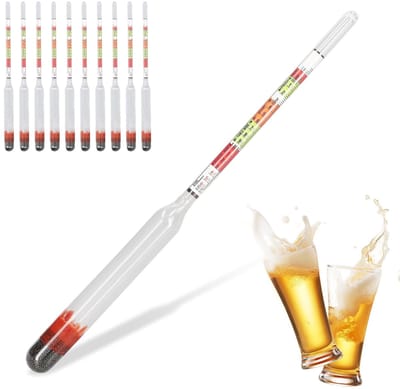 Dailygoods- Dichtheidsmeter 10 Stuks - Hydrometer - Glazen Bier
