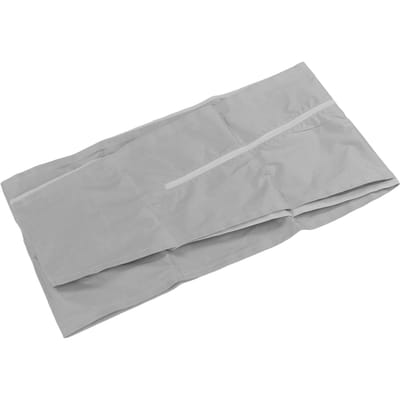 Tissu d'étanchéité pour fenêtre de climatiseur portable Kit universel de déflecteur de cadre de fenêtre AC Gris argenté 3 mètres   9.8 pieds 4 Meter / 13.1ft