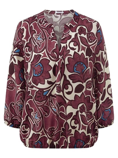 Blouse Van Peter Hahn rood