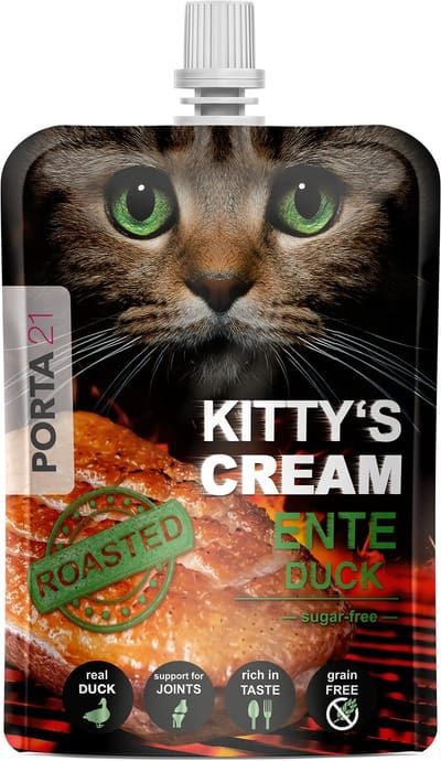 Porta 21 Kitty's Cream - Eend 90g - Kattensnack
