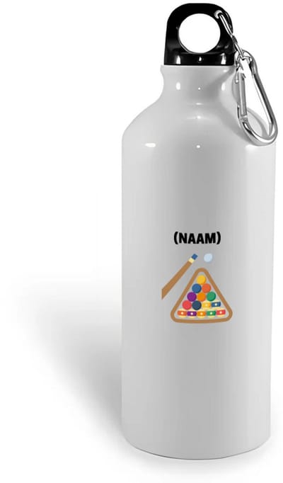 Hacebo® - Biljart met eigen naam waterfles - Biljart - Biljarter - Sport - water fles - 400ML