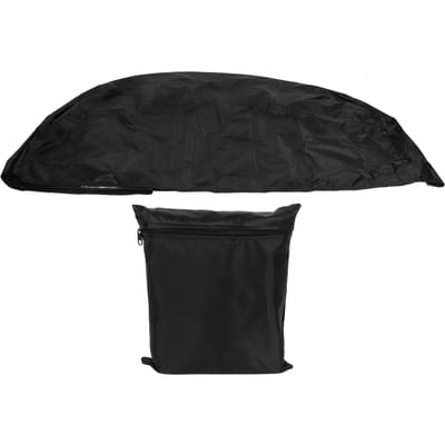 Housse de Mobilier d'Extérieur Imperméable Tissu Oxford Housse Anti-Poussière pour Table Chaise Jardin Cour black