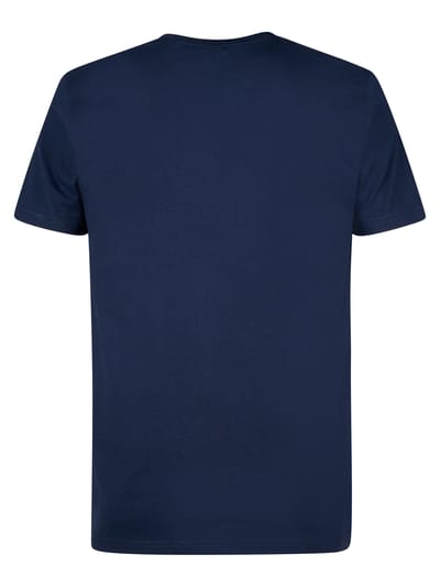 Petrol Industries Heren T-shirt - Katoen - Ronde Hals - Korte Mouwen - Basis Shirt - Herenkleding - Blauw - Maat S