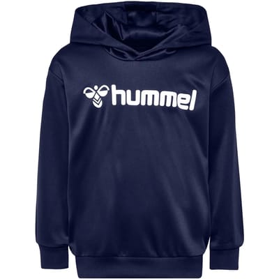 Hummel Jongens Sweatshirt Lange Mouwen Logo-Print Ronde Hals Ribboord Capuchon