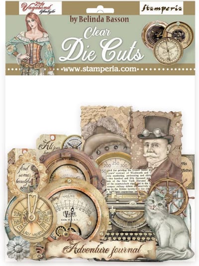 Stamperia Lady Vagabond Lifestyle Clear Die Cuts (DFLDCP21)