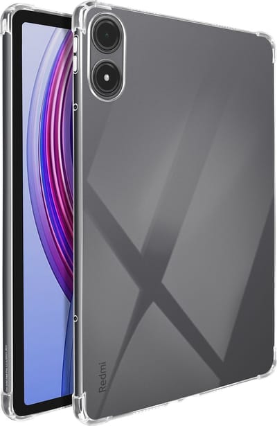 Avizar Hoesje Geschikt voor Xiaomi Redmi Pad Pro, Pad 2 Pro en Poco Pad Anti-schok verstevigde hoeken, Transparant