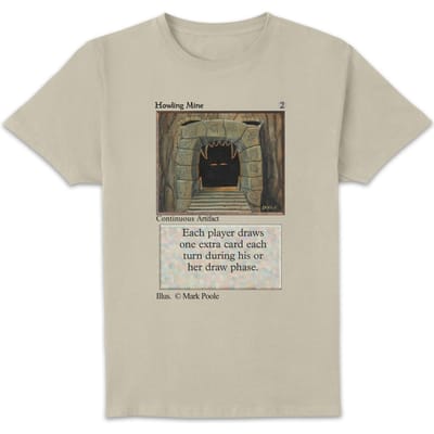 Magic: The Gathering Howling Mine Unisex T-Shirt - Cream - S