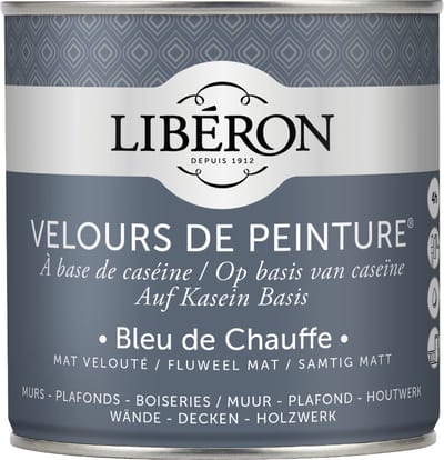 Liberon Velours De Peinture Muurverf - Mat - Bleu De Chauffe - 0,5l