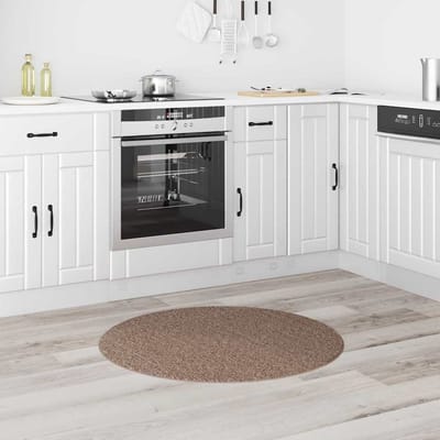 vidaXL - Antislip - Shaggy - Tapijt - Bruin - 90 - x - 90 - cm - PP