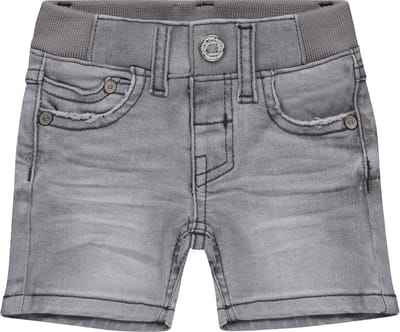 Dirkje - Jongens Denim Short - Grey - Maat 56