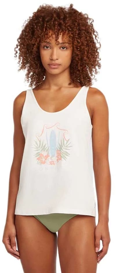 O´neill Graphic Mouwloos T-shirt Wit XS Vrouw