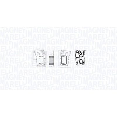 Olie radiator, motorolie MAGNETI MARELLI 350300000300