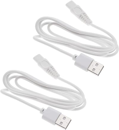 Allecto - Usb Scheerapparaat Oplader - Vervangende Kabel - Wit - 5V