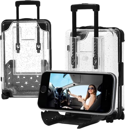 Compacte en praktische mini koffers in geschenkdoos, ideaal als geldcadeau, reiskoffer of telefoonhouder voor elke gelegenheid