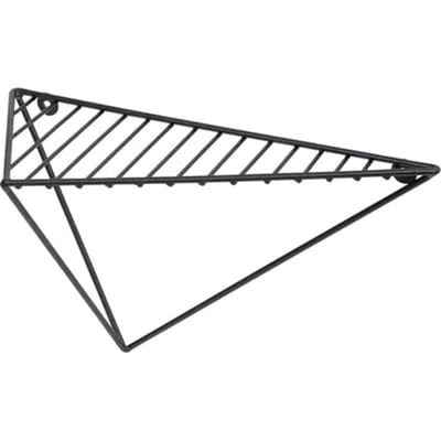 Duraline Wandplank Driehoek Matzwarte Lijnen 26x15x12,5cm